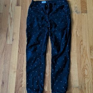 Metallic Polka Dot Jeans